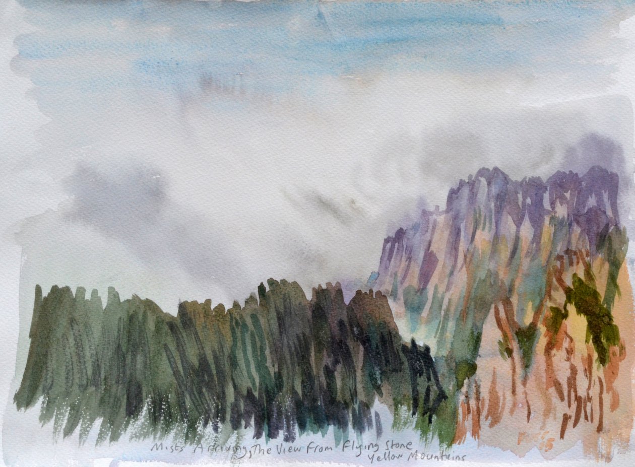 Les brumes arrivent au pic du Lion, 2015 - Christian Furr