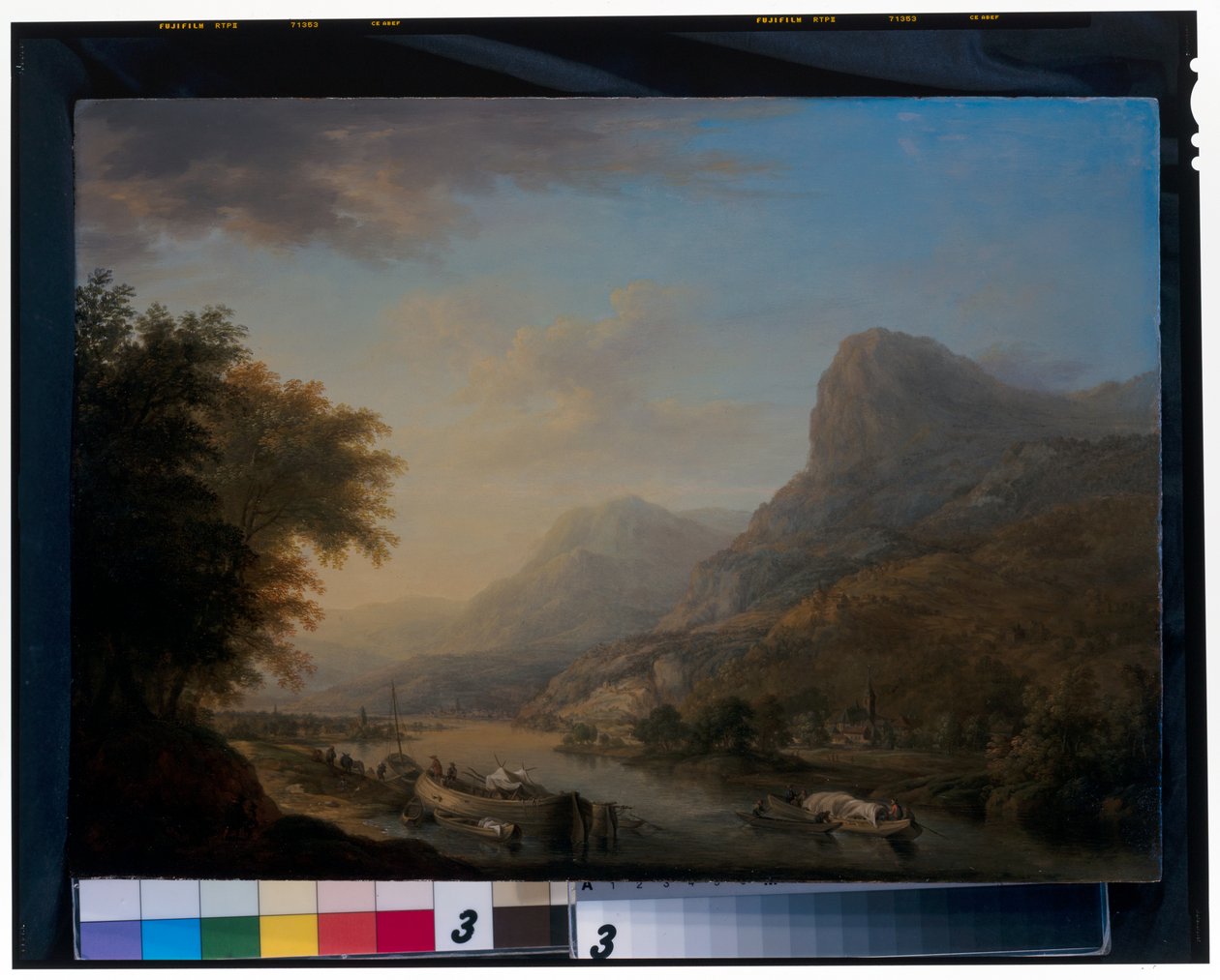 Paysage fluvial montagneux - Christian Georg the Elder Schuetz