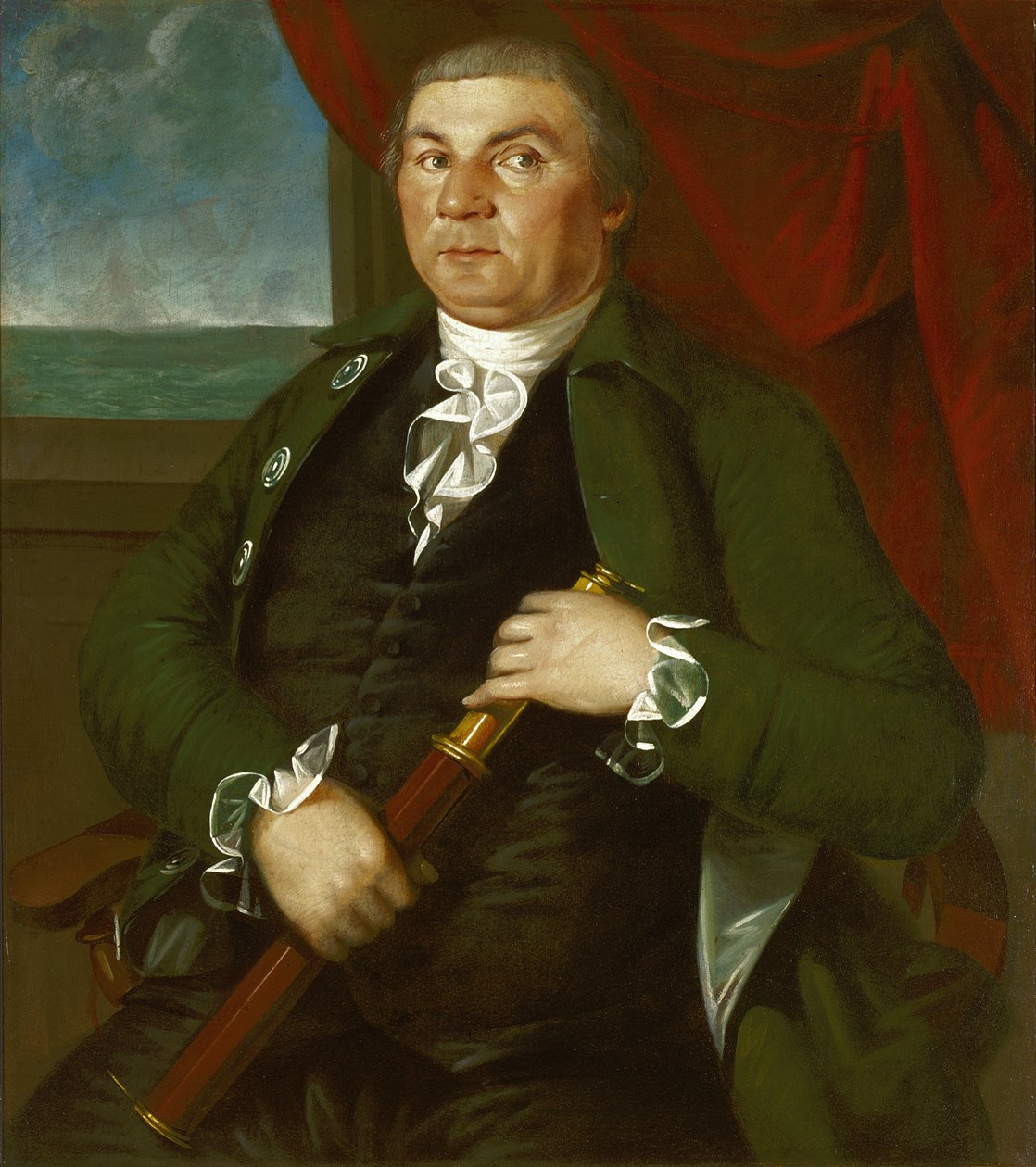 Capitaine David Coats, vers 1775 (huile sur toile) - Christian Gullager