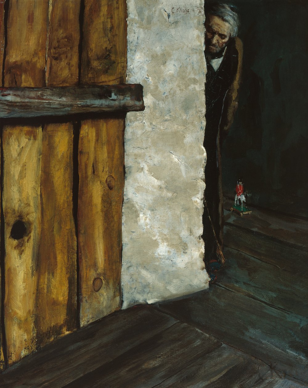 Erwartung (Grand-père arrive) - Christian Krohg