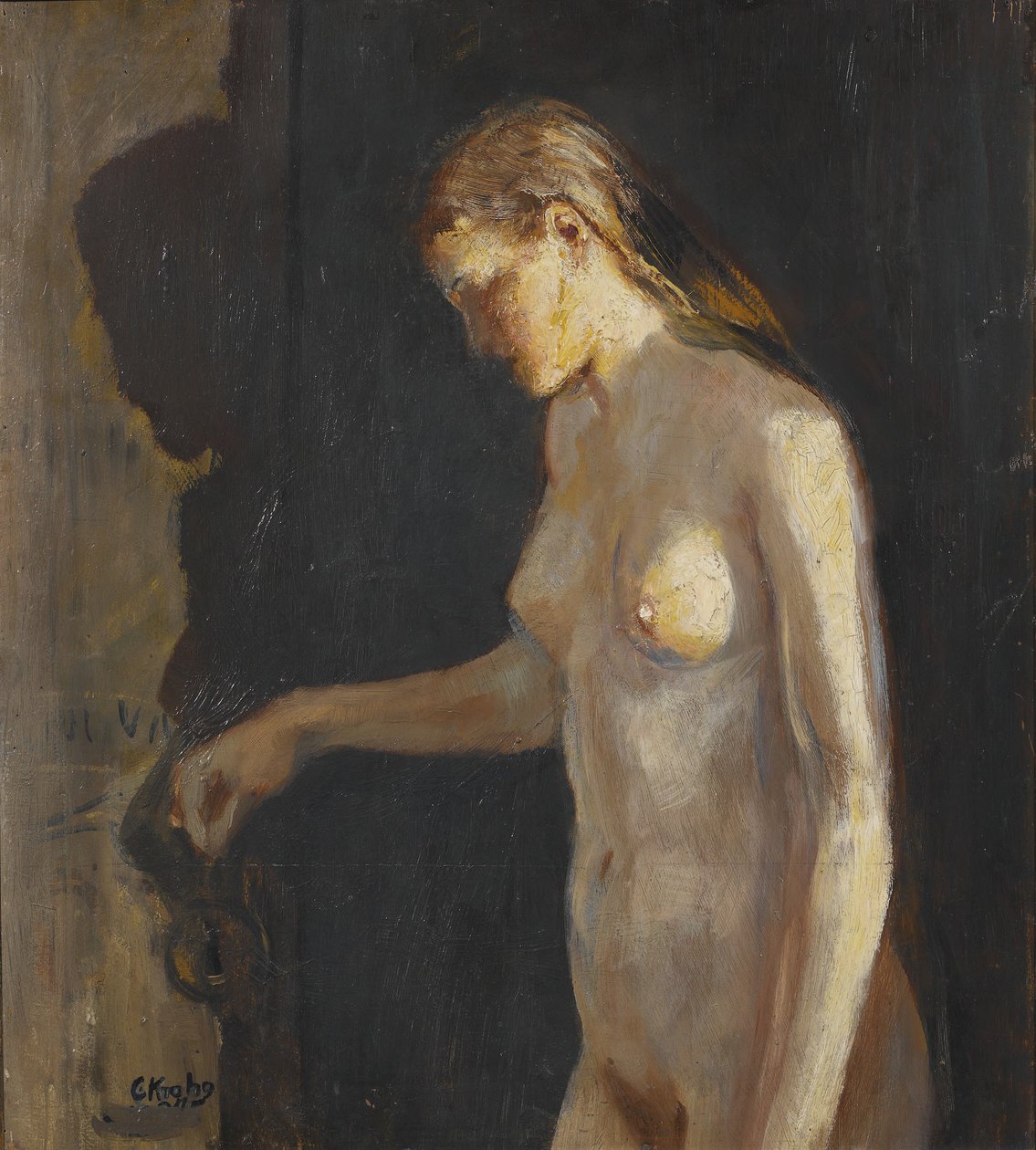 Le modèle - Christian Krohg