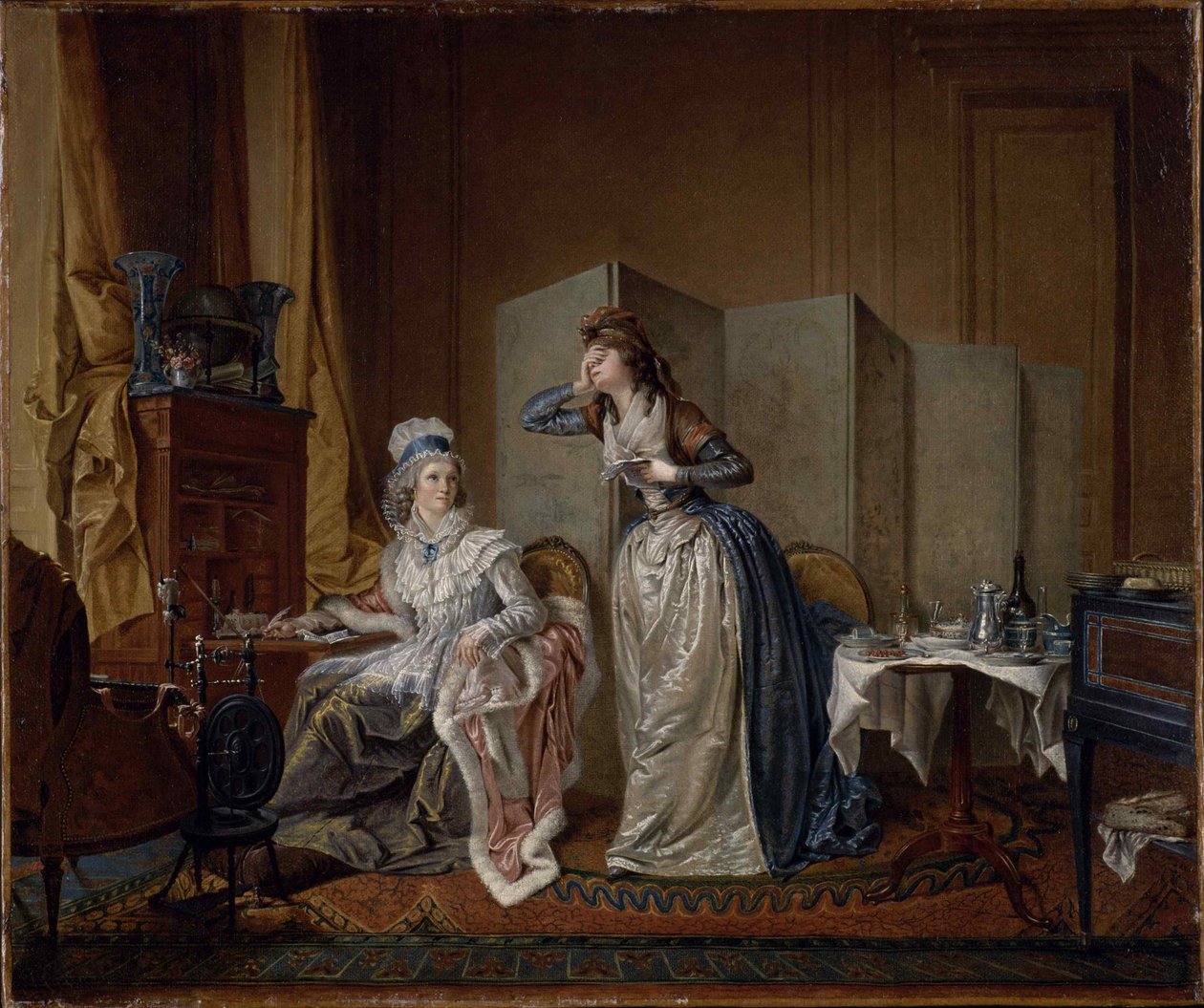 La mauvaise nouvelle, 1794 - Christian Marie Colin De La Biochaye