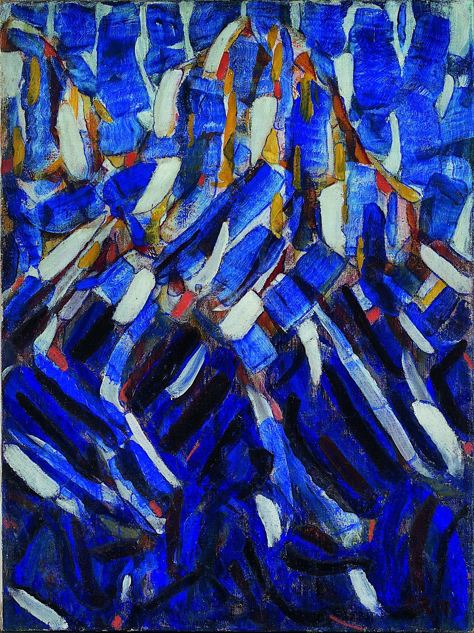 Abstraction (la Montagne Bleue) - Christian Rohlfs