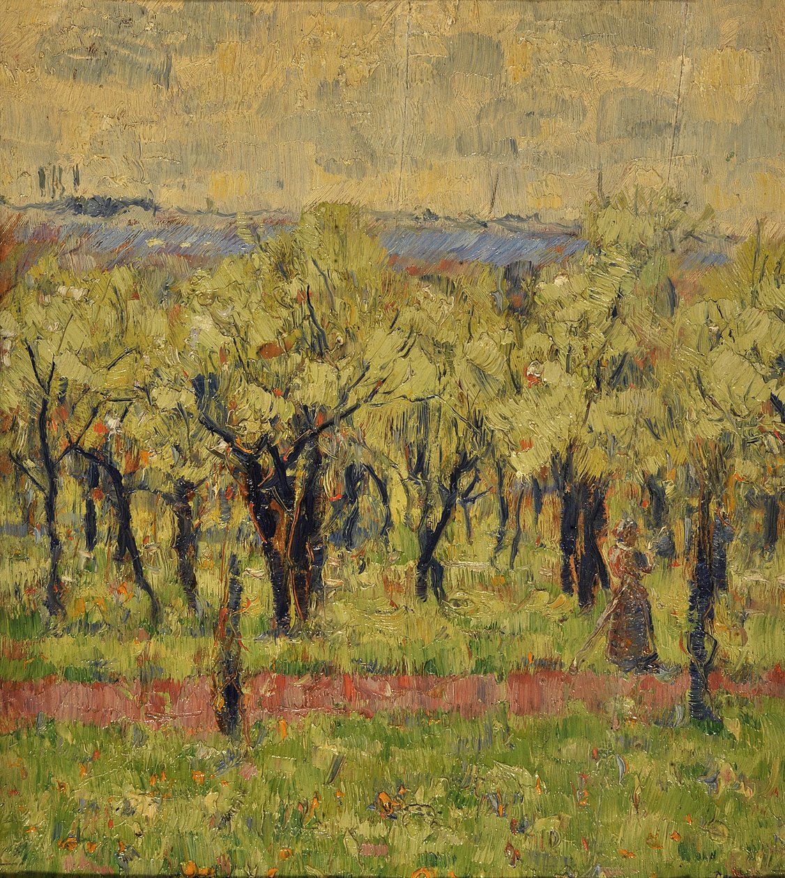 Verger en fleurs - Christian Rohlfs