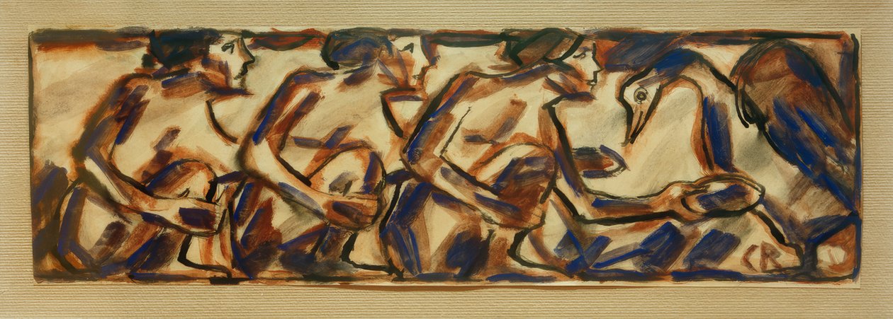 Frise de figures - Christian Rohlfs