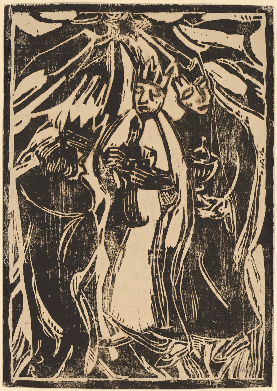 Les Mages, vers 1910 - Christian Rohlfs
