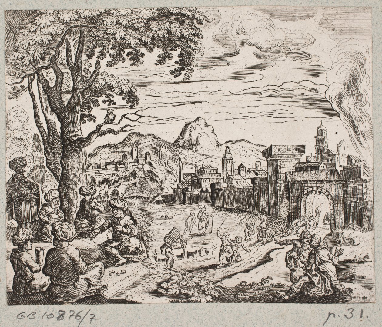 Illustration pour Adam Olearius, « Persianischer Rosenthal von einem Sinnreichen Poeten Schich Saadi [...] », Schleswig 1660 - Christian Rothgiesser