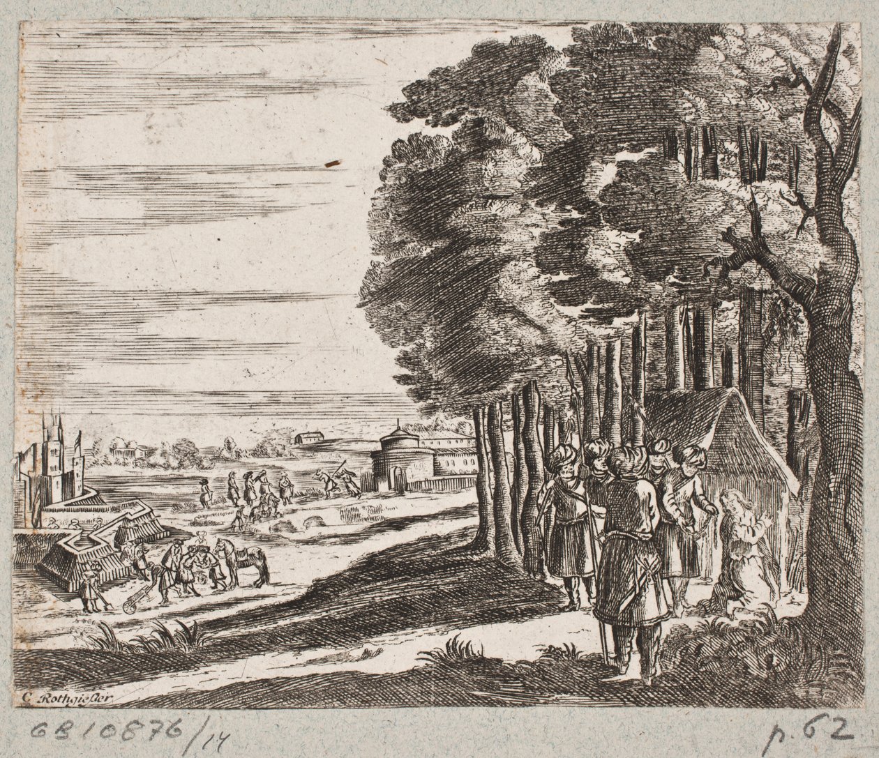 Illustration de Adam Olearius, “Persianischer Rosenthal von einem Sinnreichen Poeten Schich Saadi [...]”, Schleswig 1660 - Christian Rothgiesser