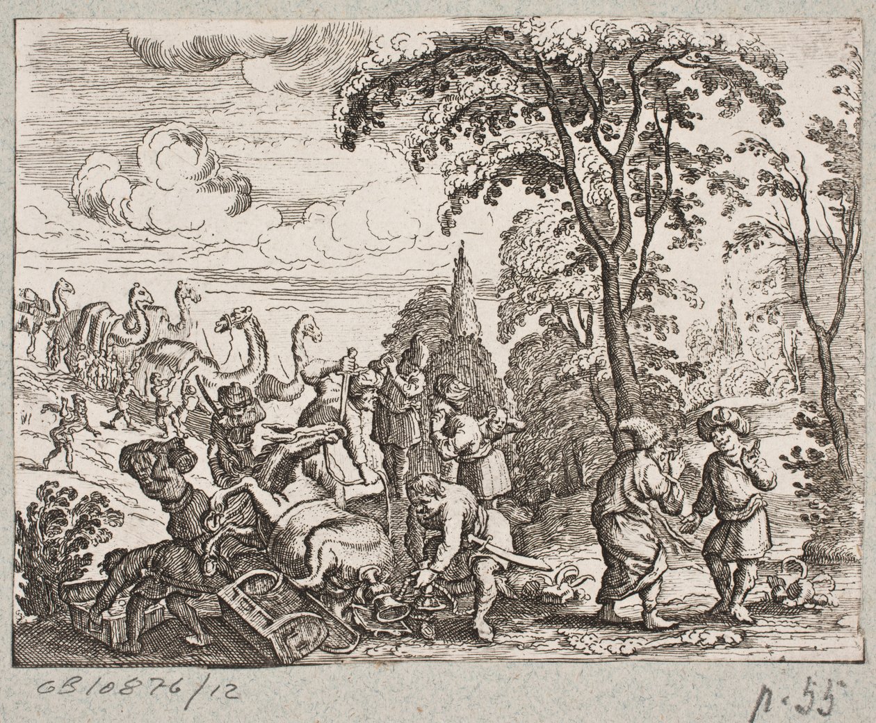 Illustration pour Adam Olearius, "Persianischer Rosenthal von einem Sinnreichen Poeten Schich Saadi [...]", Schleswig 1660 - Christian Rothgiesser