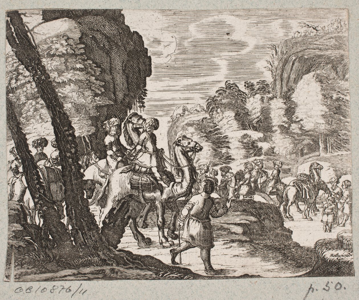 Illustration pour Adam Olearius, "Persianischer Rosenthal von einem Sinnreichen Poeten Schich Saadi [...]", Schleswig 1660 - Christian Rothgiesser