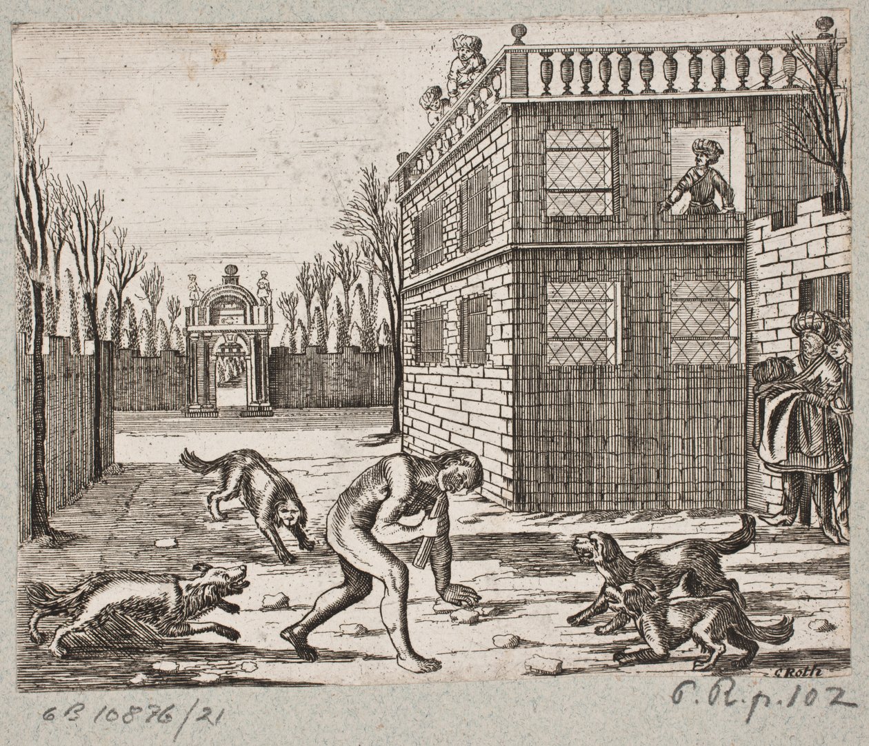 Illustration pour Adam Olearius, "Persianischer Rosenthal von einem Sinnreichen Poeten Schich Saadi [...]", Schleswig 1660 - Christian Rothgiesser