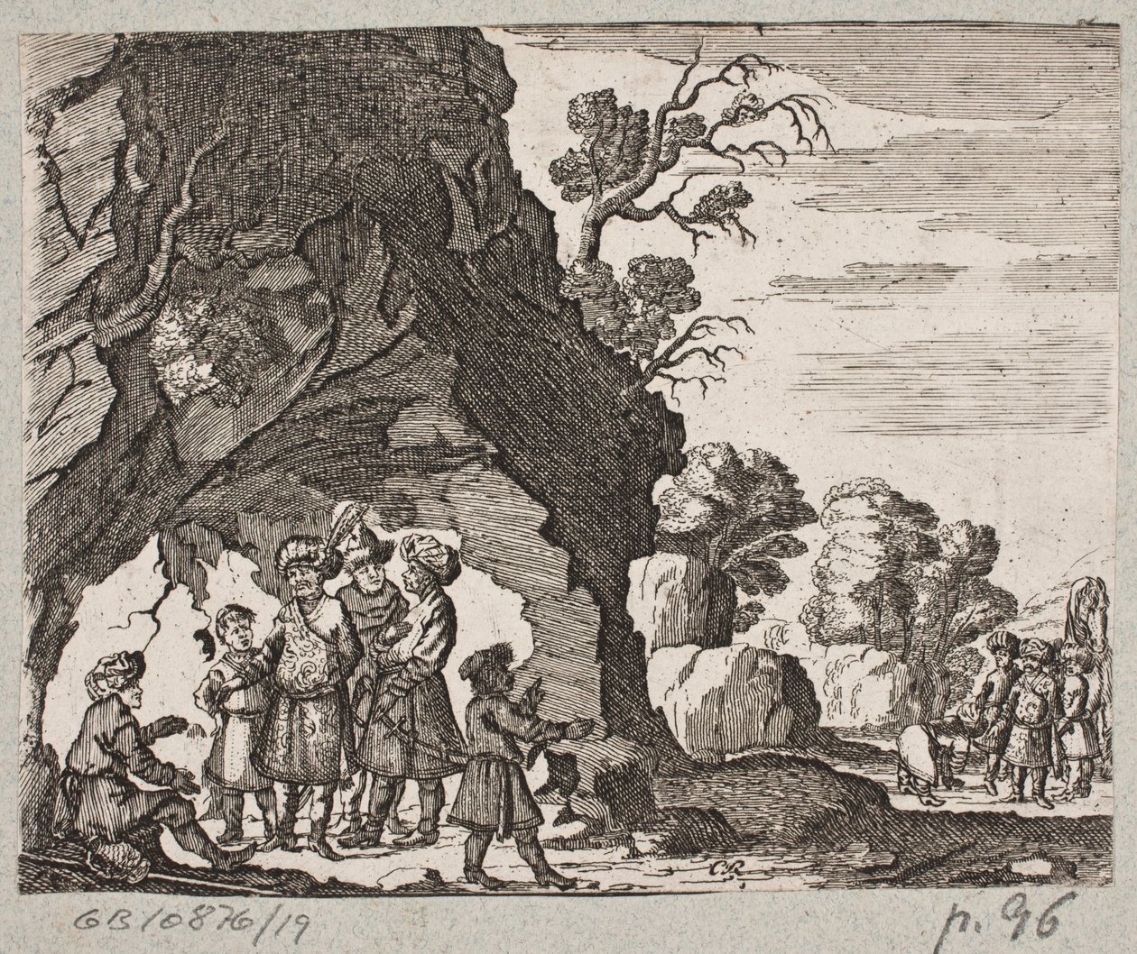 Illustration pour Adam Olearius, « Persianischer Rosenthal von einem Sinnreichen Poeten Schich Saadi […] », Schleswig 1660 - Christian Rothgiesser