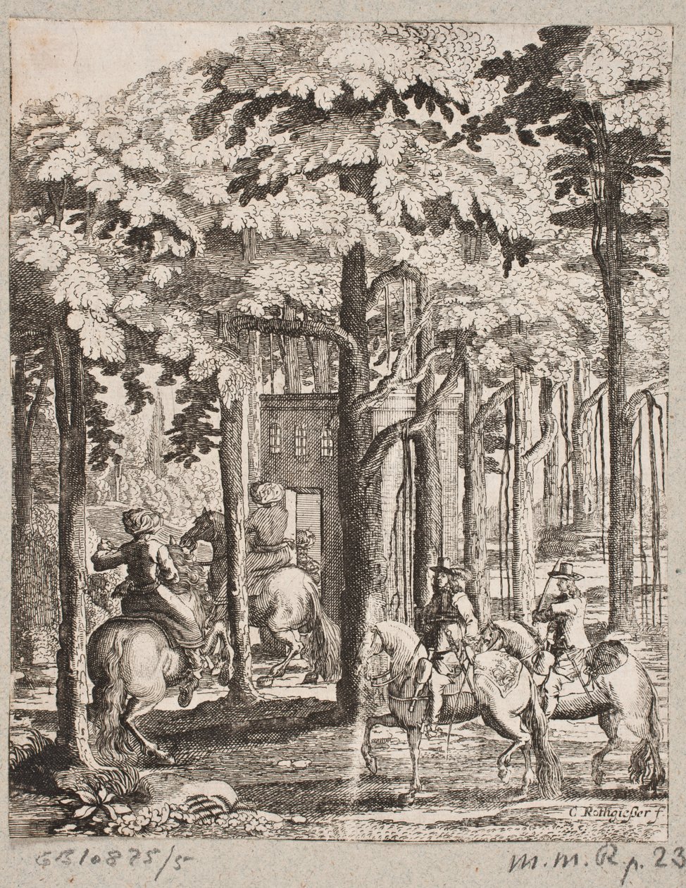 Cavaliers dans une forêt - Christian Rothgiesser