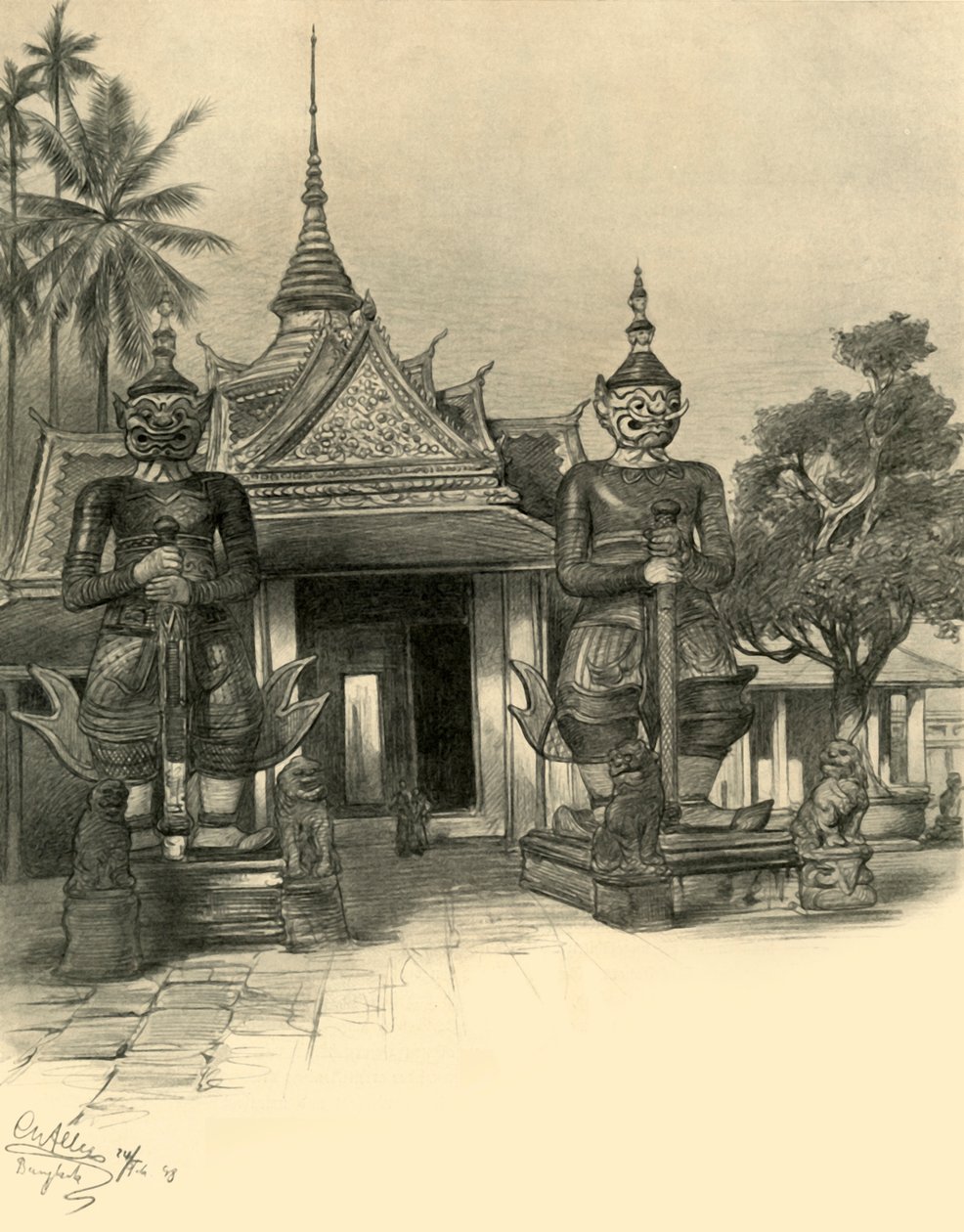 Bangkok, Siam - Christian Wilhelm Allers