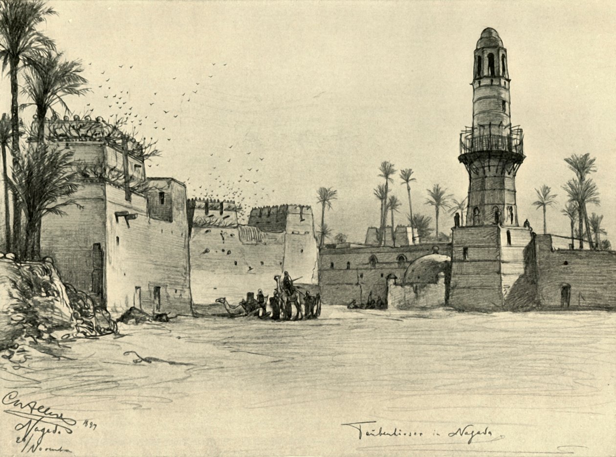Maisons à Nagada, Égypte, 1898 - Christian Wilhelm Allers
