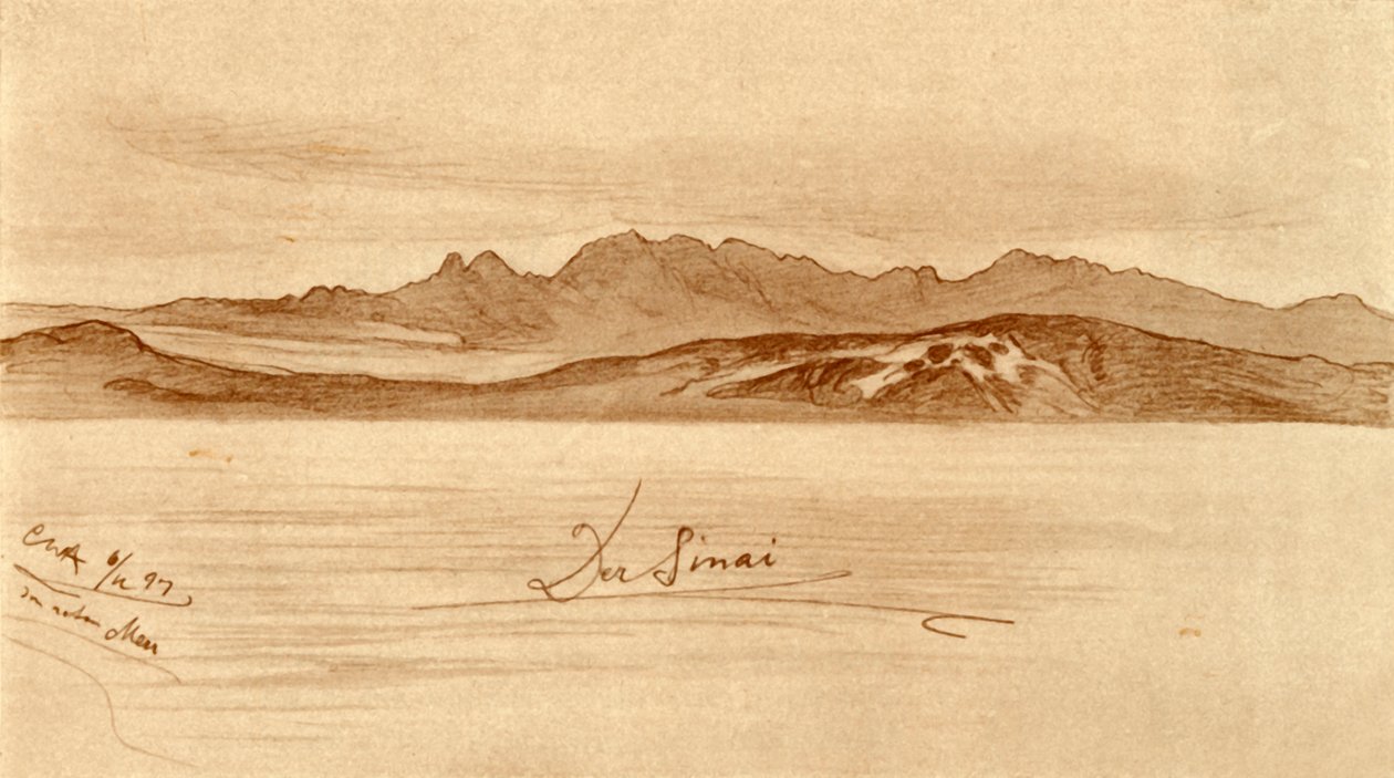 Sinaï, Égypte, 1898 - Christian Wilhelm Allers