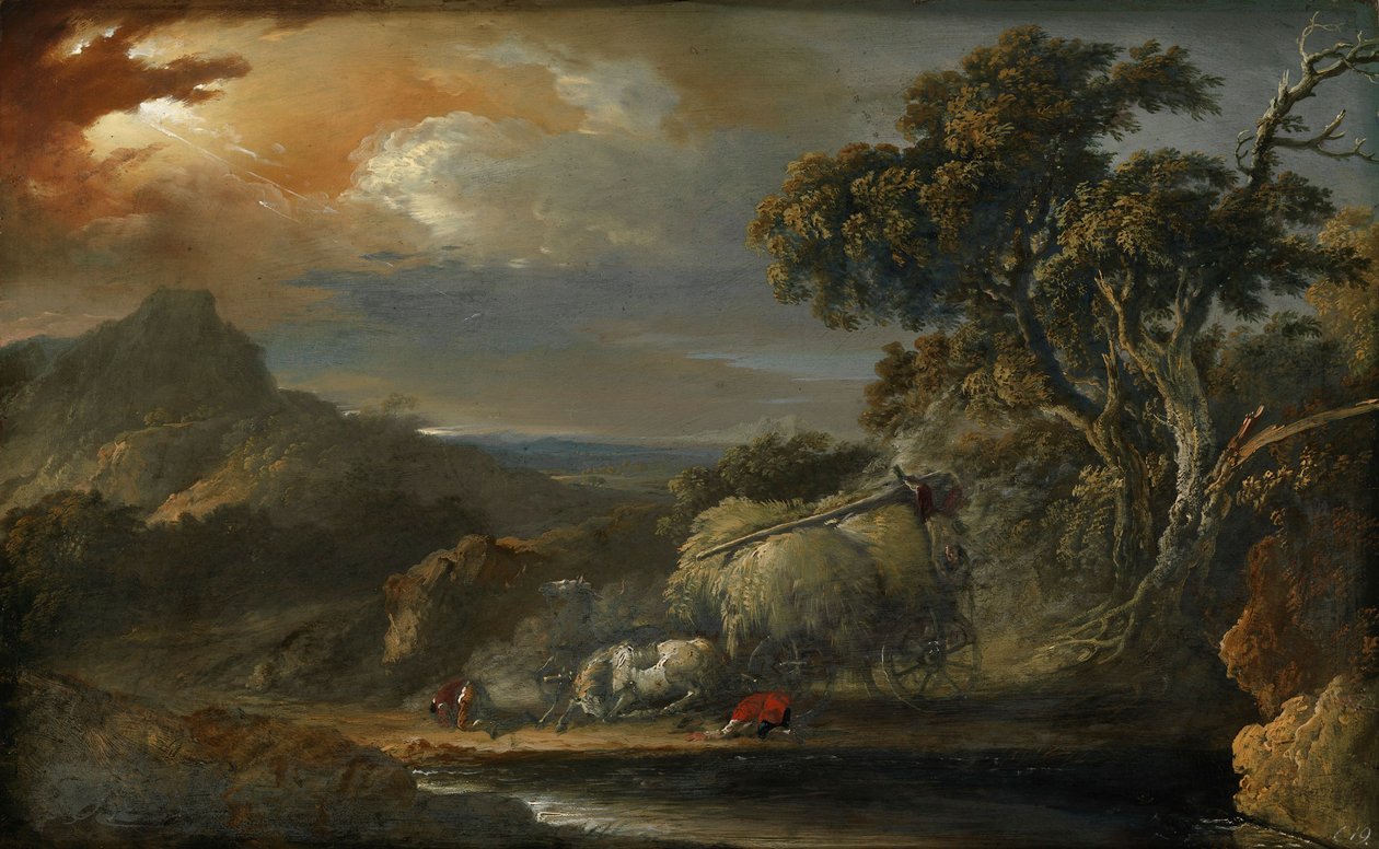 Paysage orageux - Christian Wilhelm Ernst Dietrich