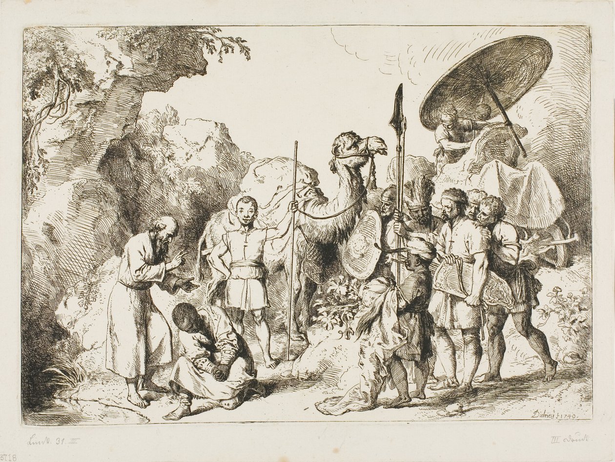 Baptême du chambellan de la reine Candace d