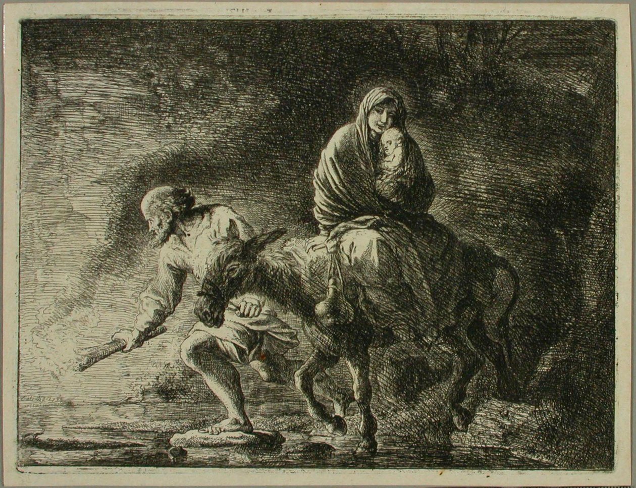 La fuite en Égypte - Christian Wilhelm Ernst Dietrich