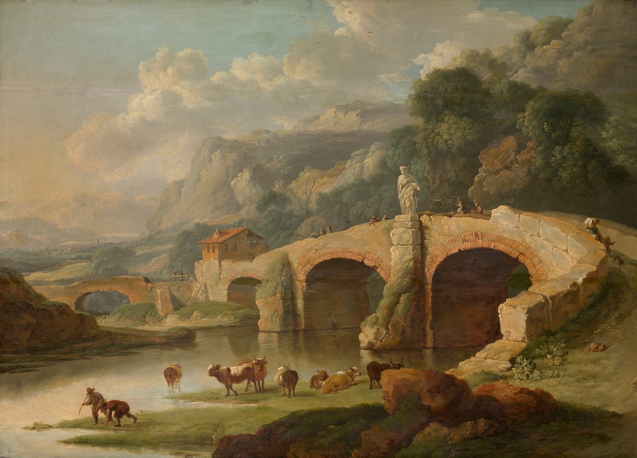 Paysage italien - Christian Wilhelm Ernst Dietrich