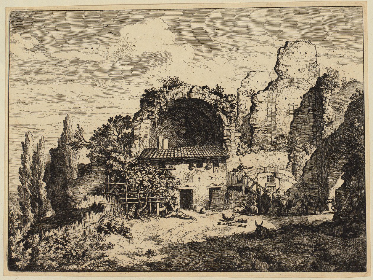 Auberge des muletiers - Christian Wilhelm Ernst Dietrich