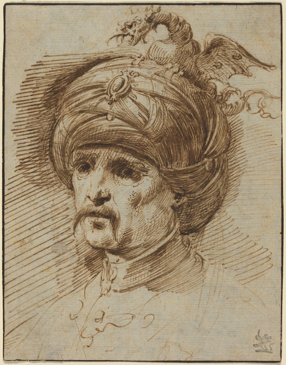 Une femme orientale coiffée d