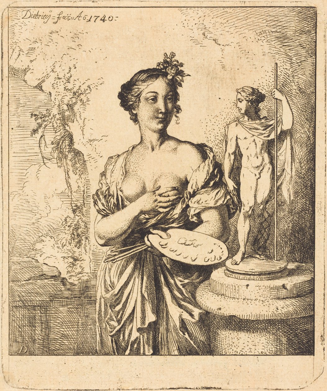 Peinture - Christian Wilhelm Ernst Dietrich