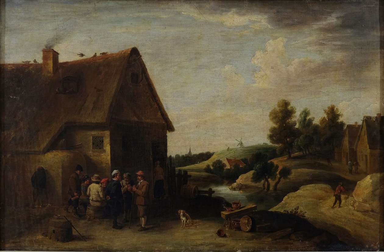 Scène de la vie rurale - Christian Wilhelm Ernst Dietrich
