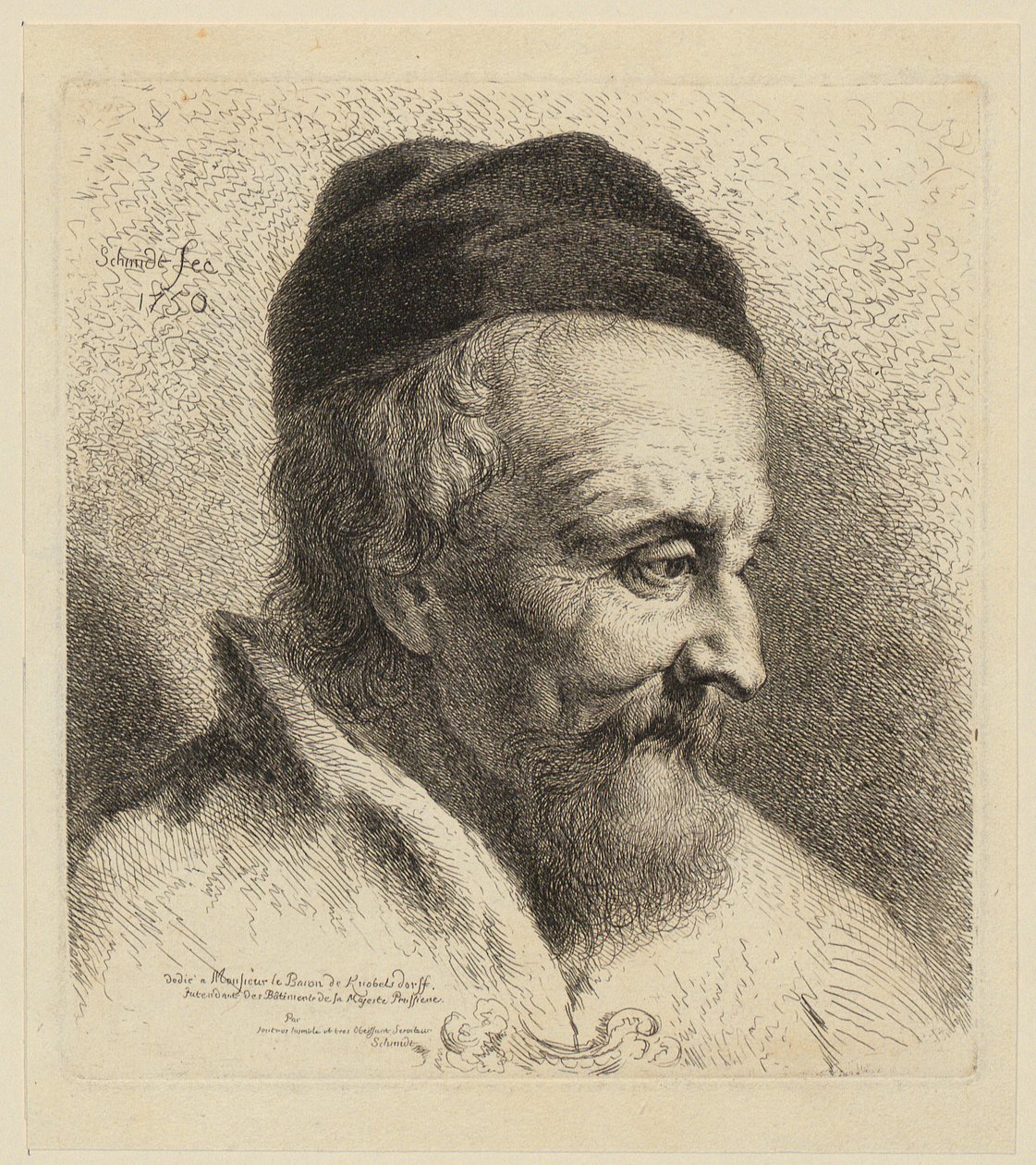 Têtes de mouton, de chèvre et de bélier avec des agneaux et des moutons couchés, feuille 3 de la série «Études d
