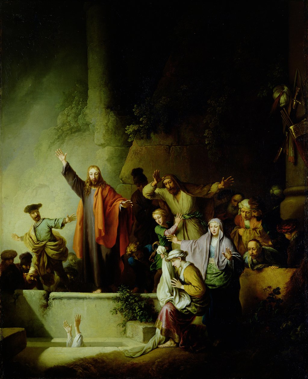 La Résurrection de Lazare - Christian Wilhelm Ernst Dietrich