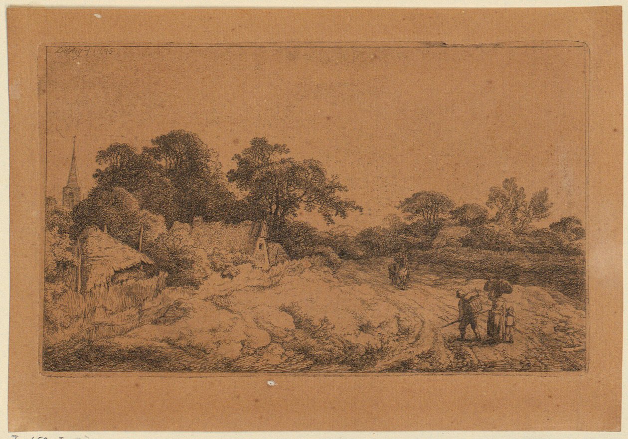 Weg hinter dem Dorf - Christian Wilhelm Ernst Dietrich