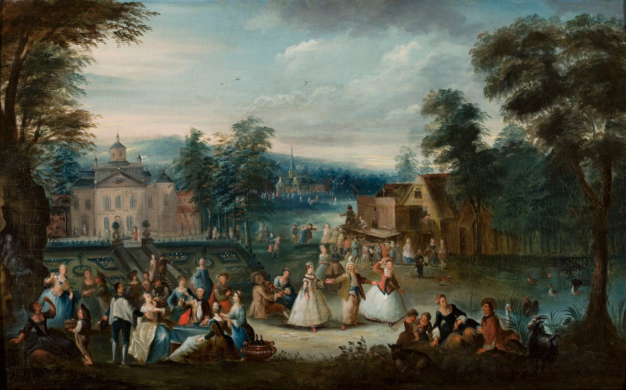 Jeu dans le parc - Christian Wilhelm Ernst Dietrich
