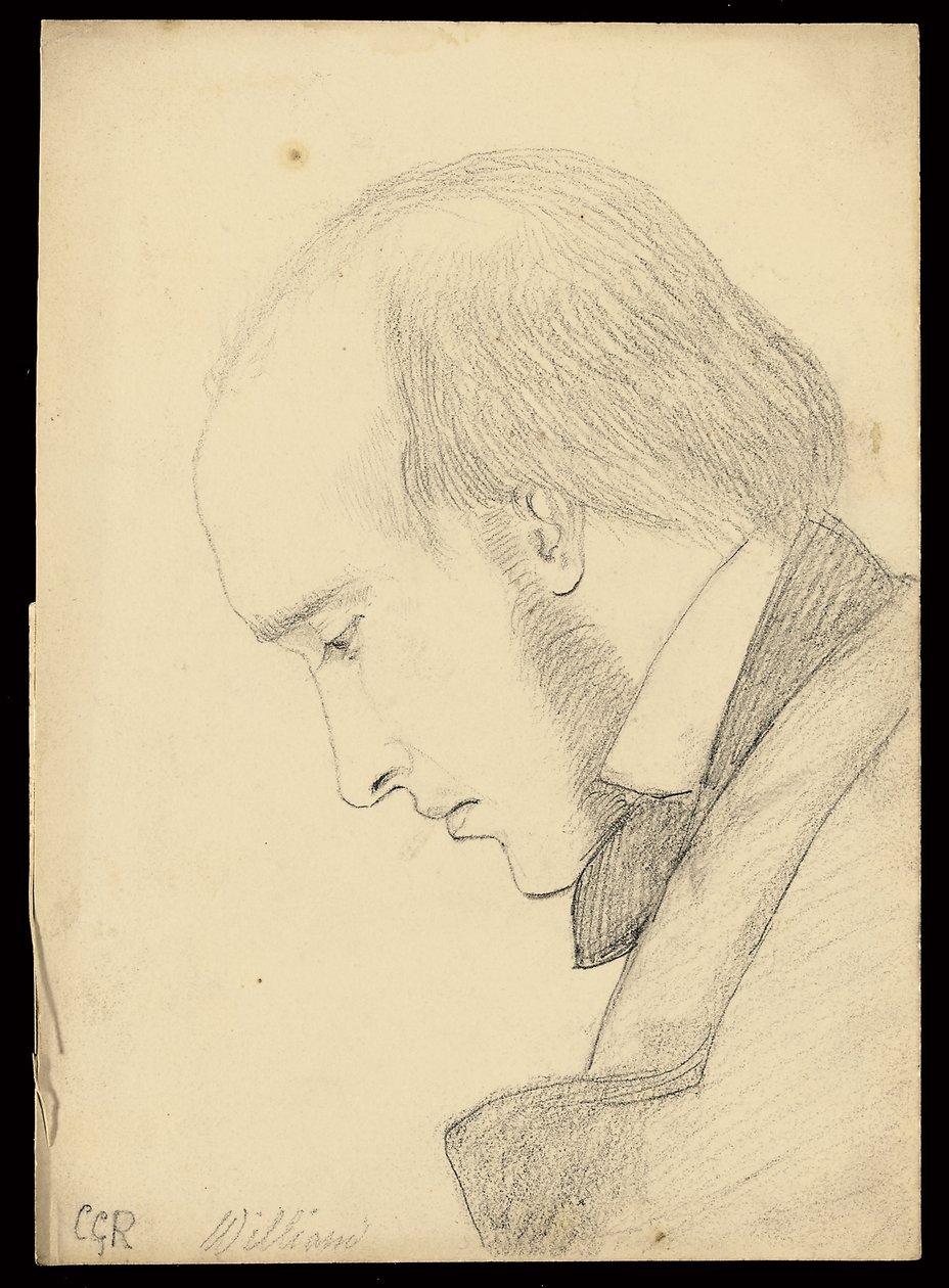Portrait de William Michael Rossetti - Christina Georgina Rossetti
