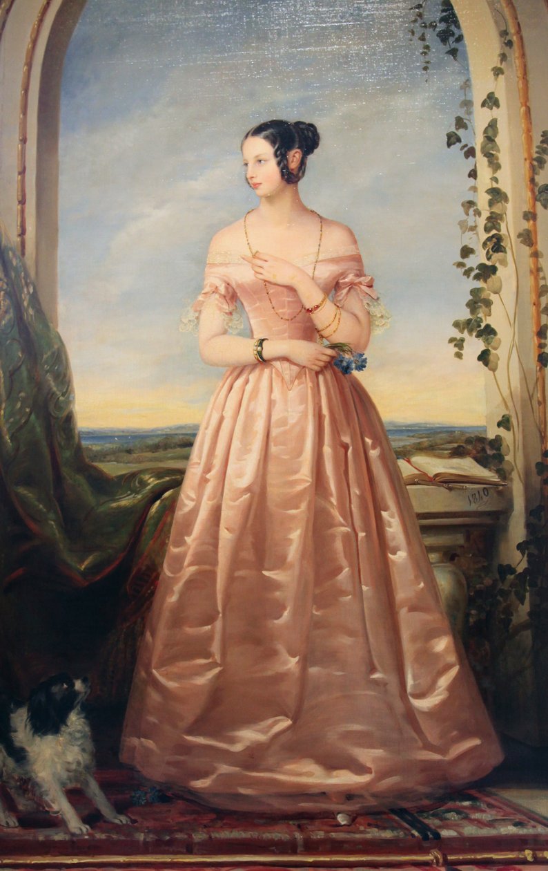 Portrait de la Grande Duchesse Alexandra Nikolaïevna, 1840 - Christina Robertson