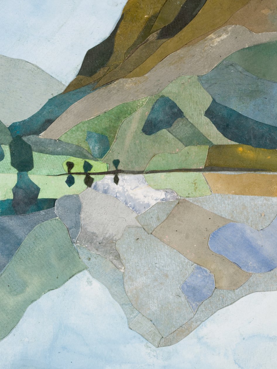 Buttermere Reflection, 2015 (collage de papier peint à l