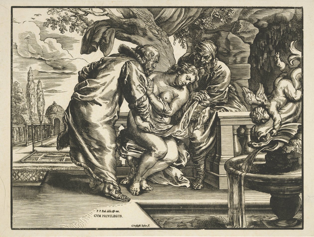 Suzanne et les vieillards - Christoffel Jegher