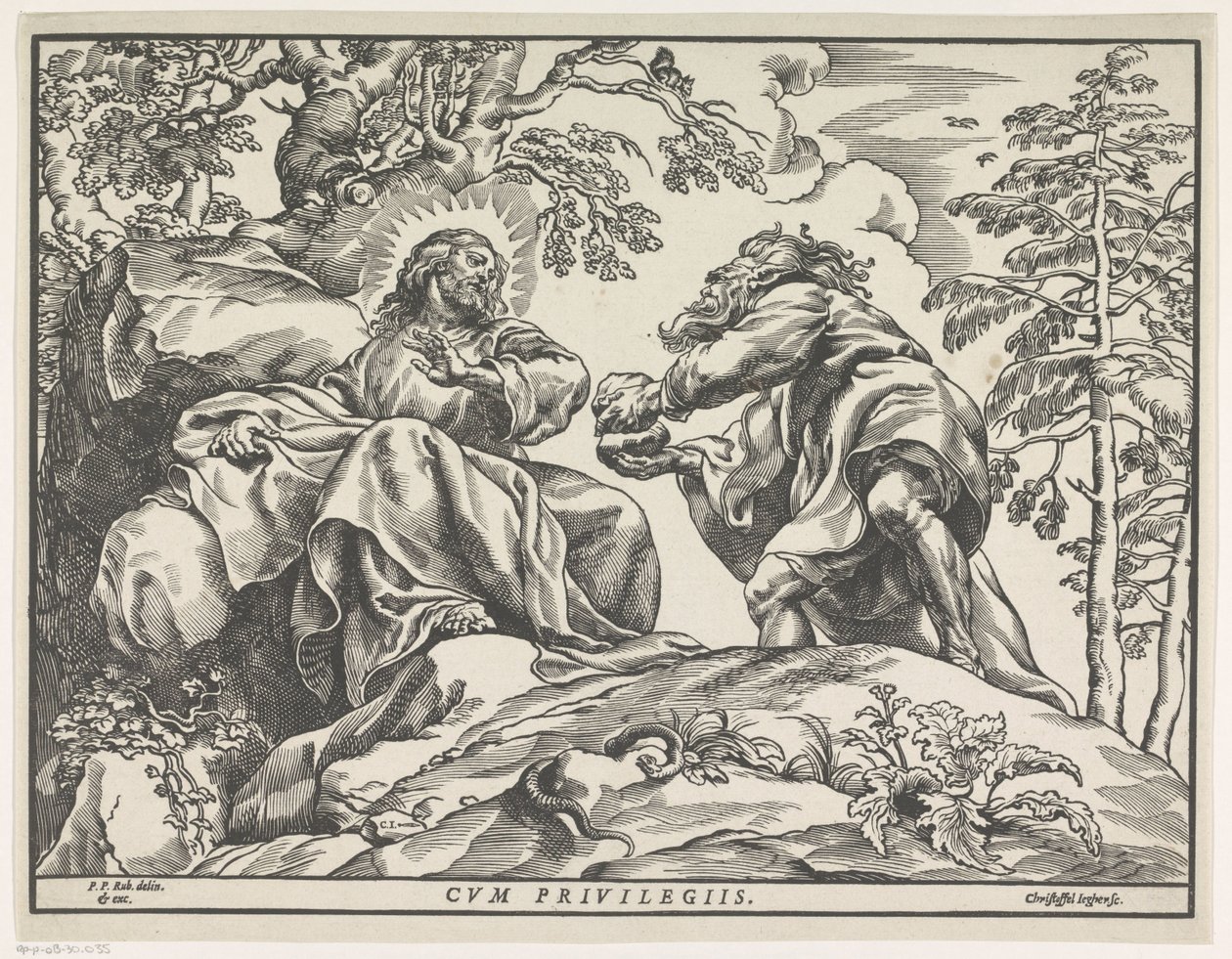 La tentation du Christ - Christoffel Jegher