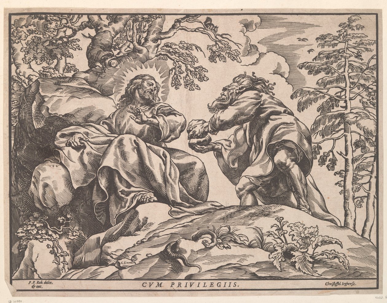 La tentation du Christ - Christoffel Jegher