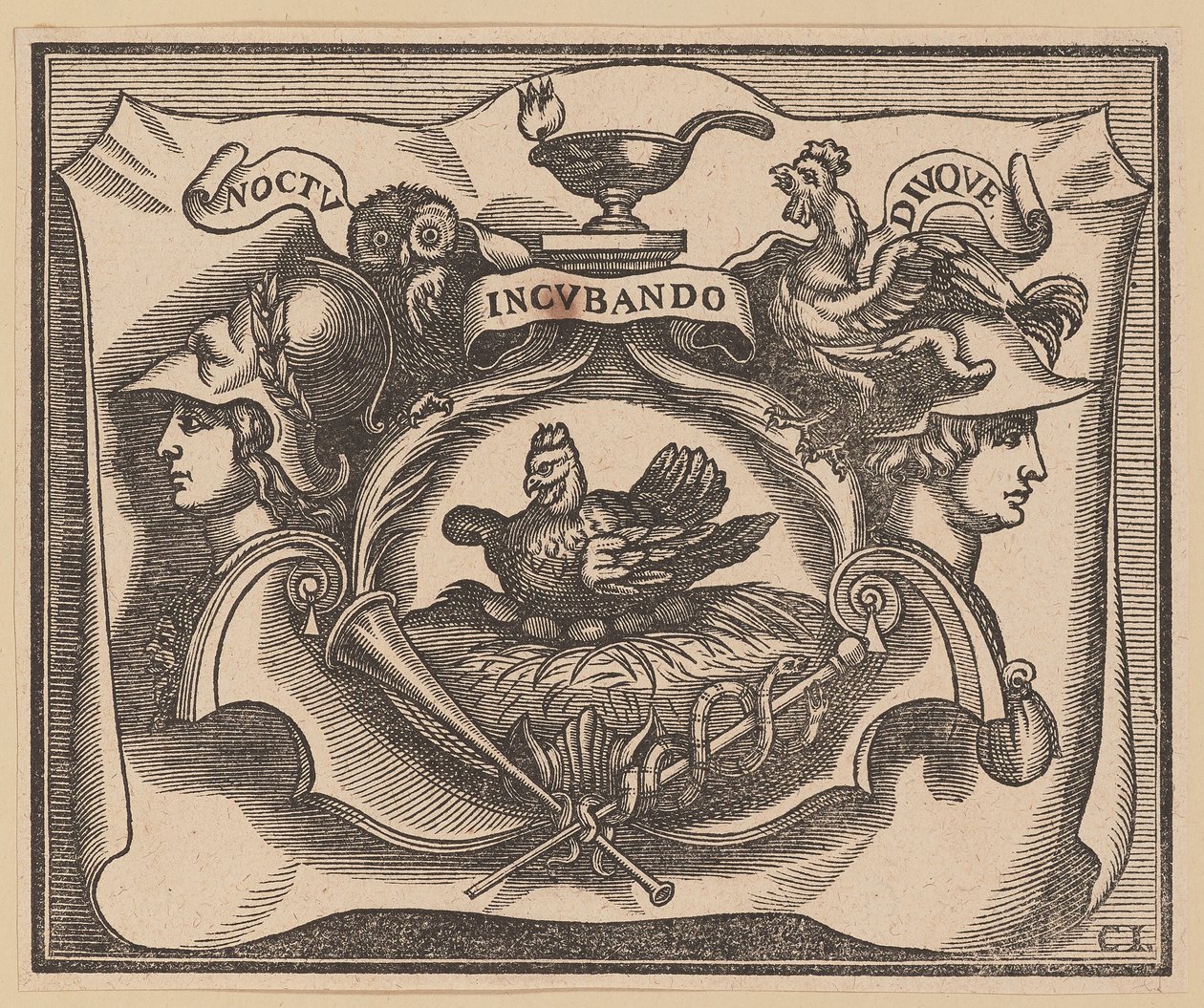 Vignette pour la page de titre de C. Peregrino, Principes Hollandiae et Zelandiae - Christoffel Jegher after Sir Peter Paul Rubens
