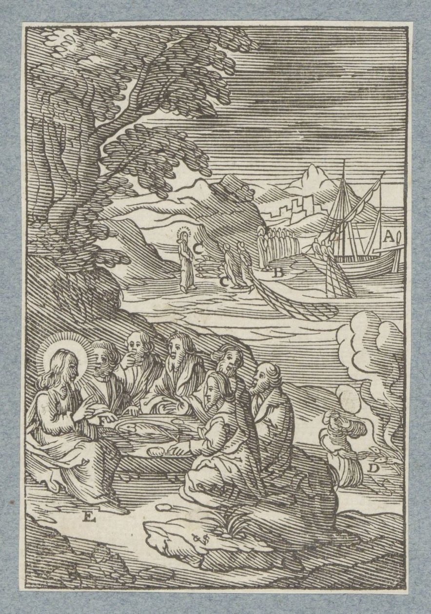 Christ donne les clés du paradis à Pierre - Christoffel van Sichem (II)