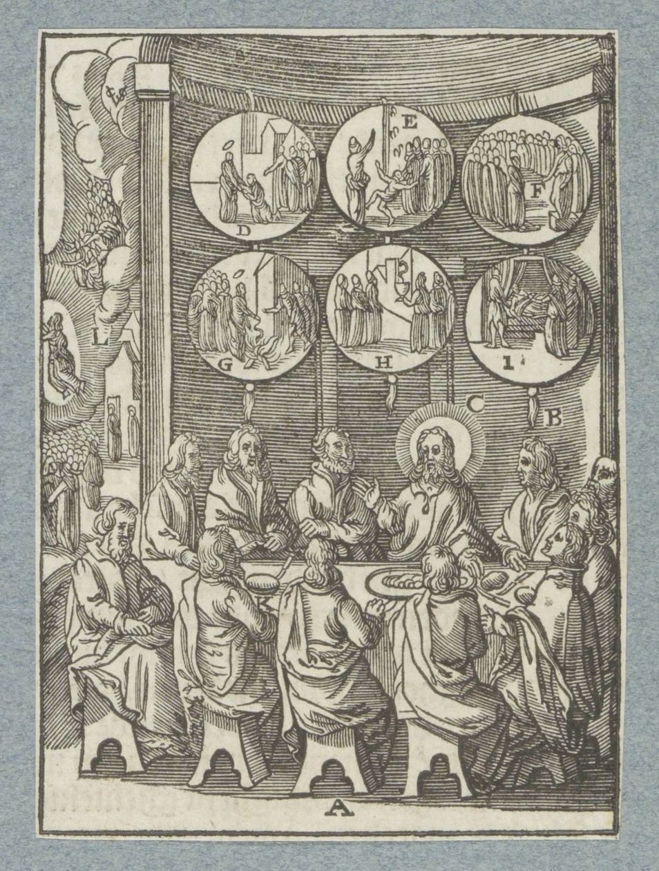 Le Christ apparaît pour la dernière fois aux apôtres - Christoffel van Sichem (II)