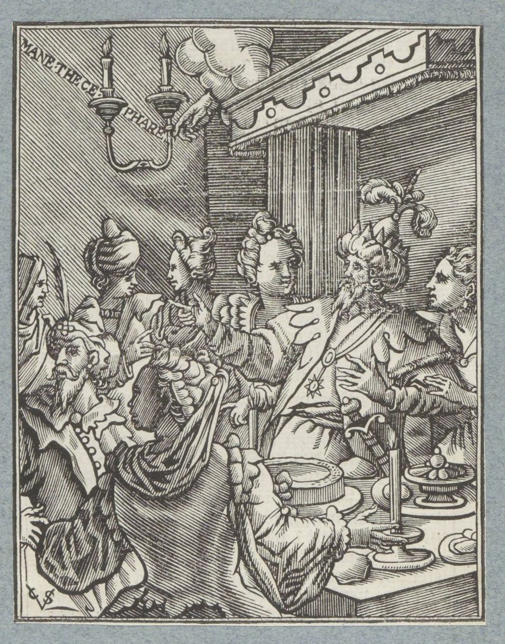 Banquet de Balthazar - Christoffel van Sichem (II)