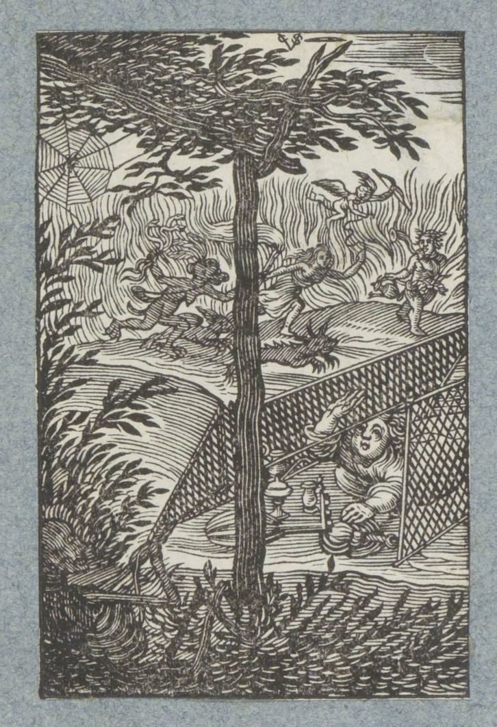 Enfant pris dans les filets de la Mort (Pia Desideria) - Christoffel van Sichem (II)