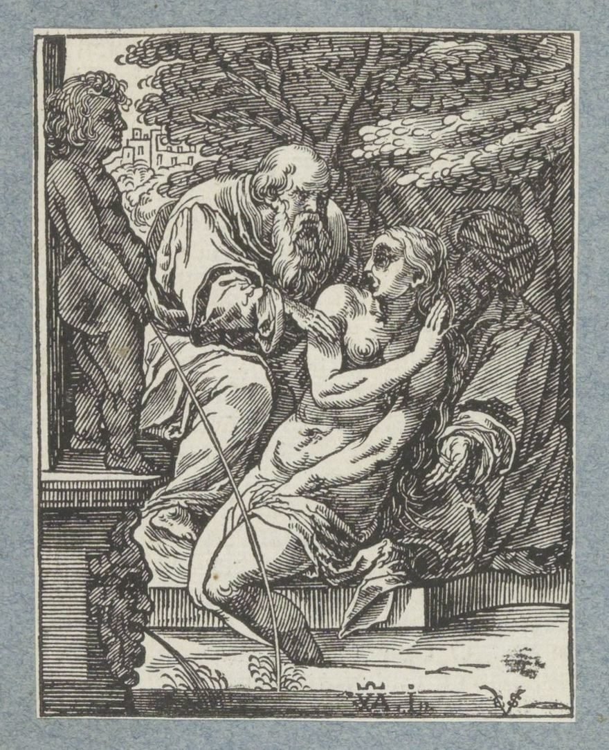 Suzanne et les vieillards - Christoffel van Sichem (II)