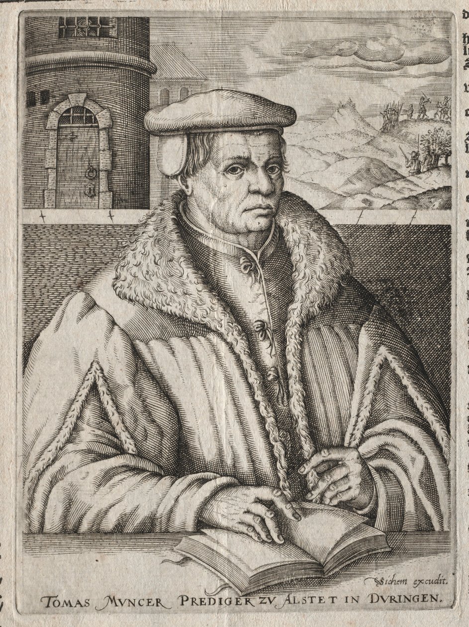 Portrait de Thomas Münzer - Christoffel van Sichem