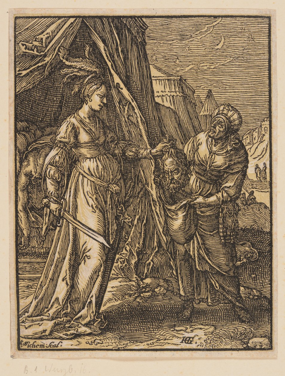 Judith avec la tête d