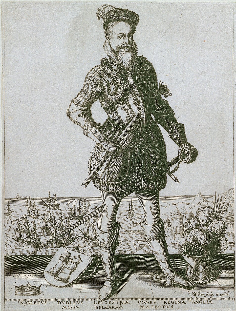 Robert Dudley - Christoffel van the Elder Sichem