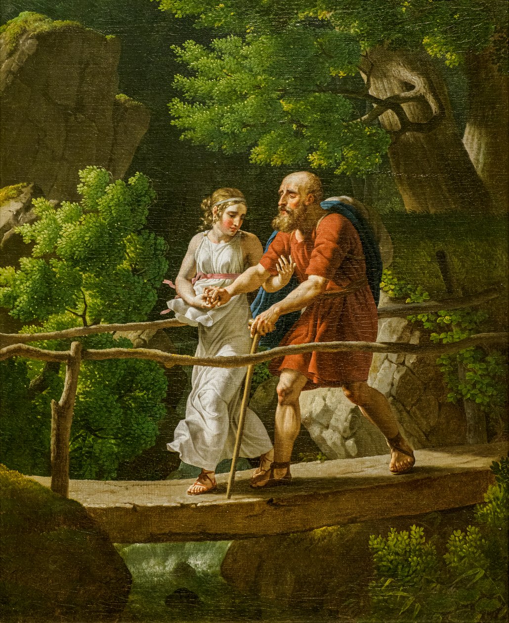 Œdipe et Antigone - Christoffer-Wilhelm Eckersberg