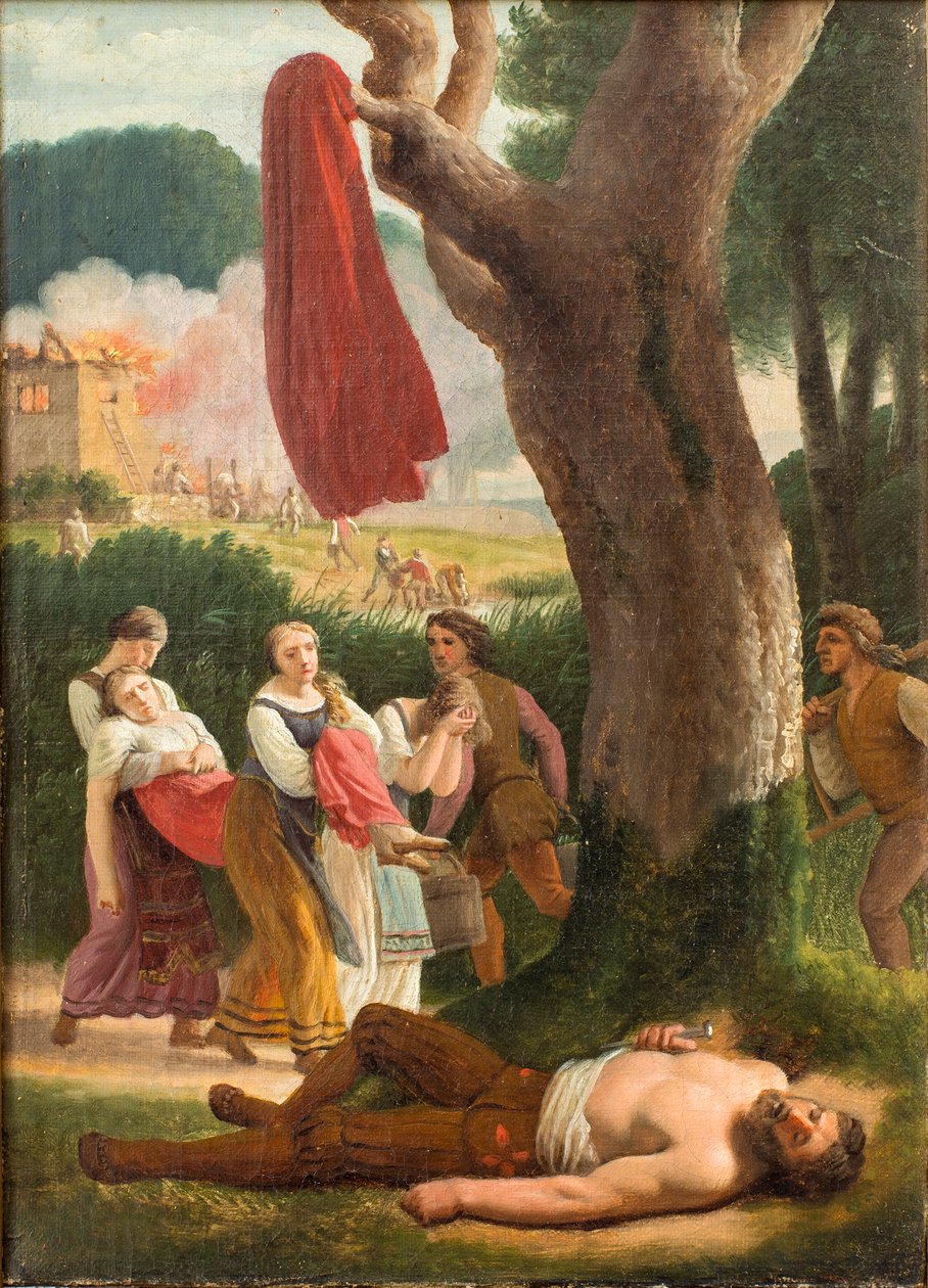 Hagbard et Signe, avant 1820 - Christoffer Wilhelm Eckersberg