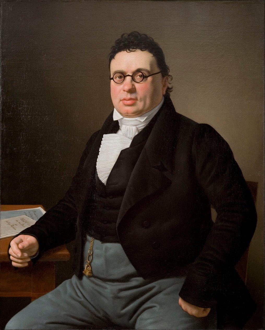 Portrait du marchand Joseph Raphael - Christoffer Wilhelm Eckersberg